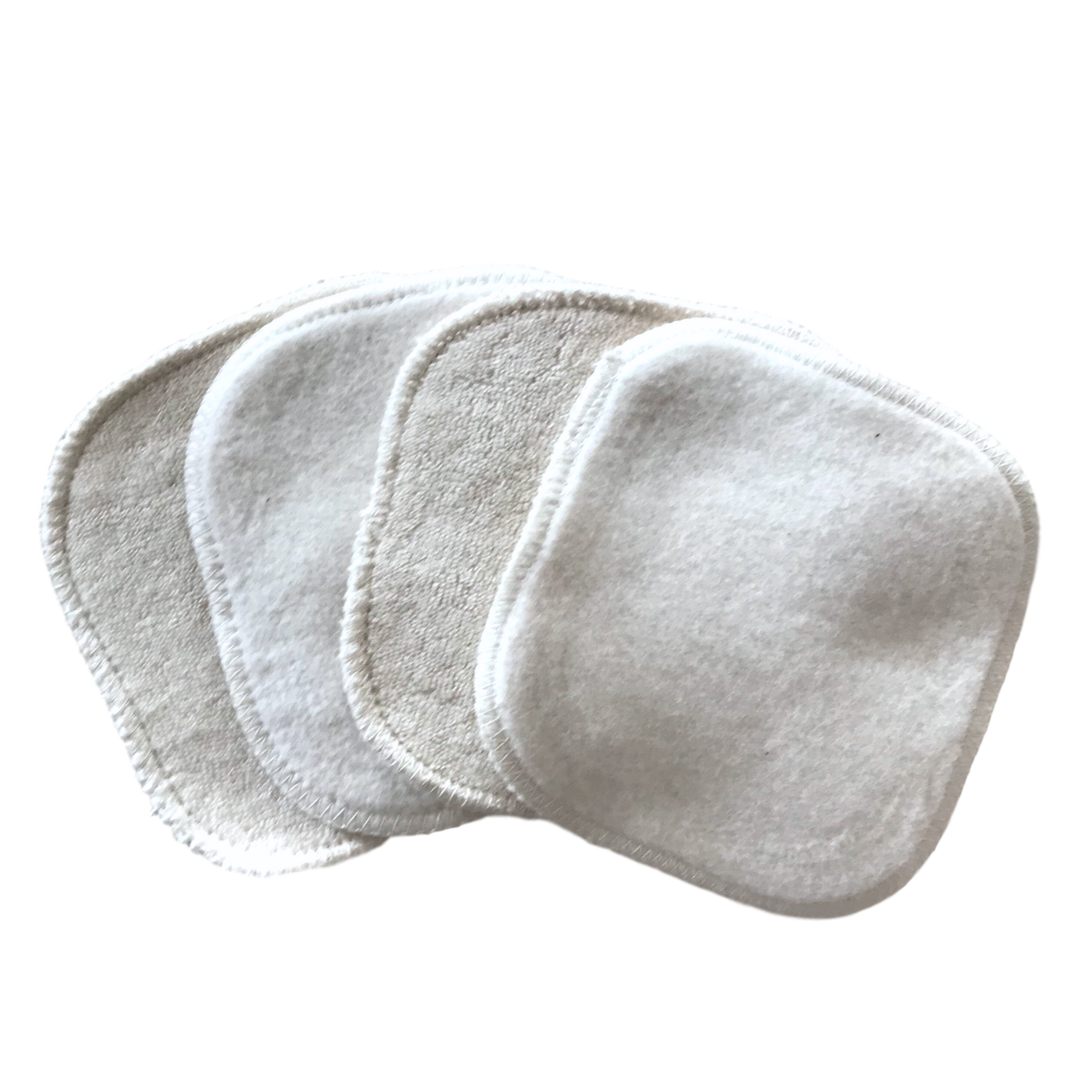 Lot de lavables unies double face (par 4)