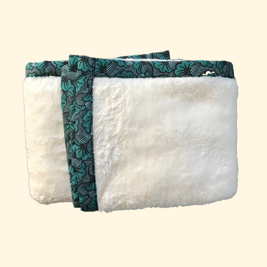 Couverture polaire toute douce AYANA vert