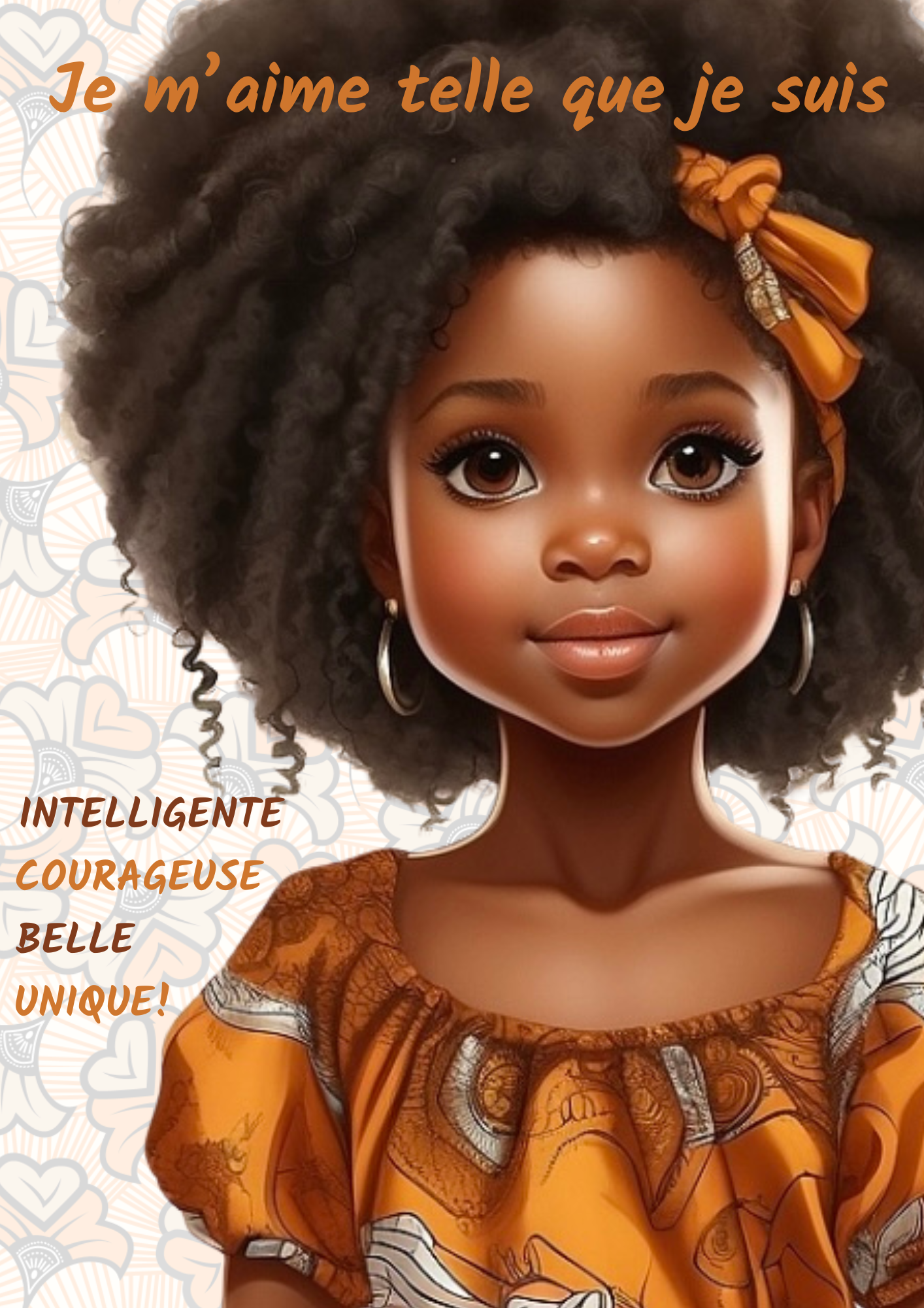 Puzzle petite fille noire fillette afro